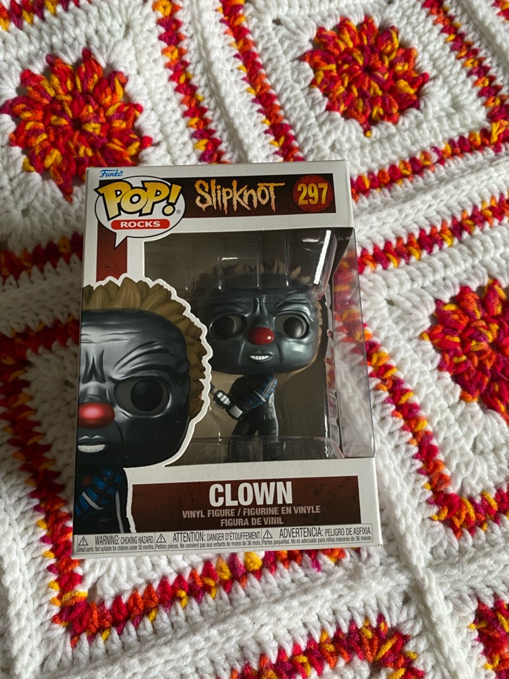 Funko Pop! Rocks Slipknot Clown Vinyl Figure - Black & Red